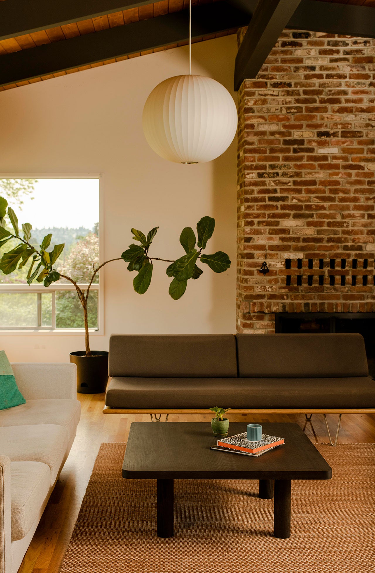 Square coffee table