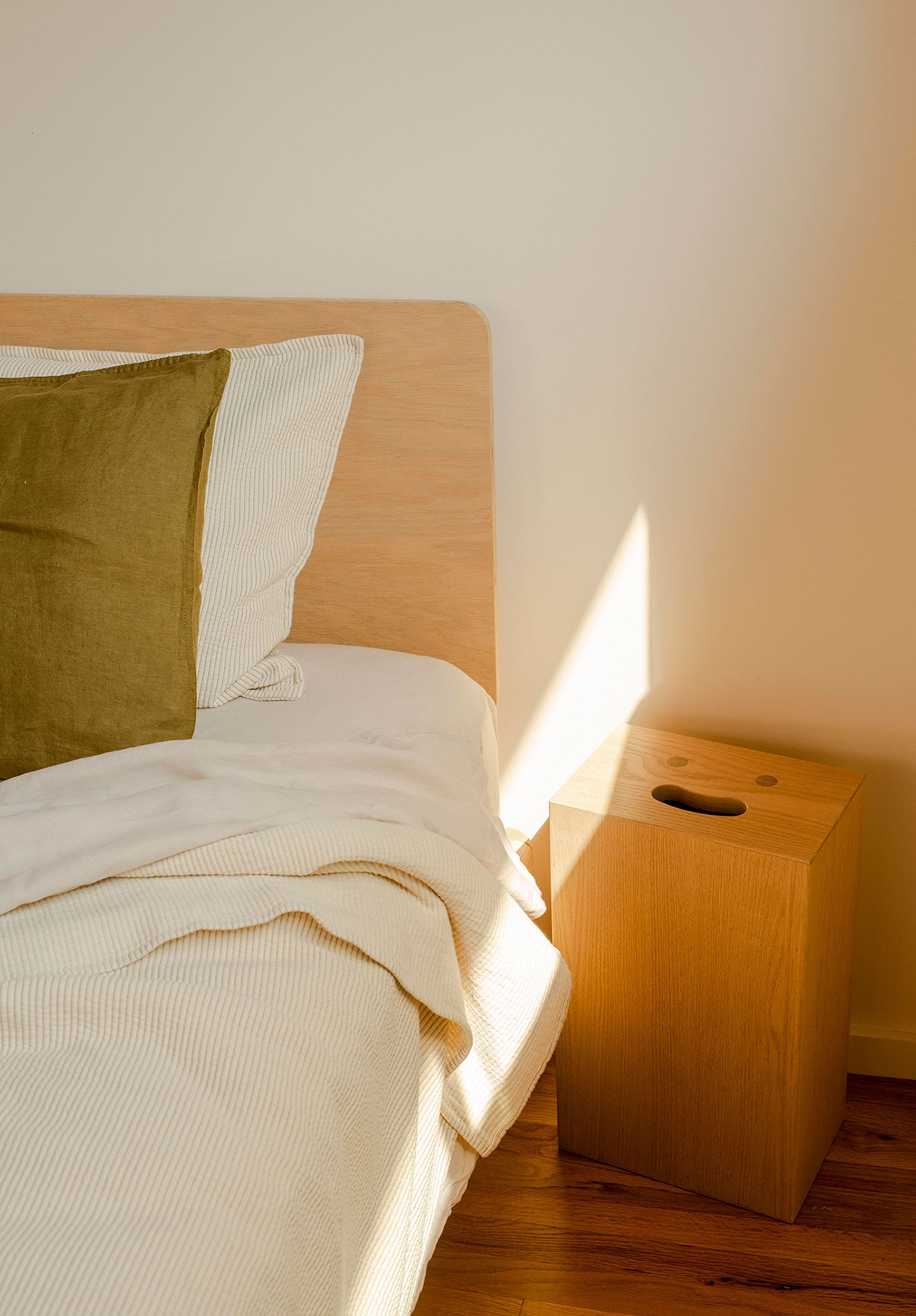 Bed with Apple Box