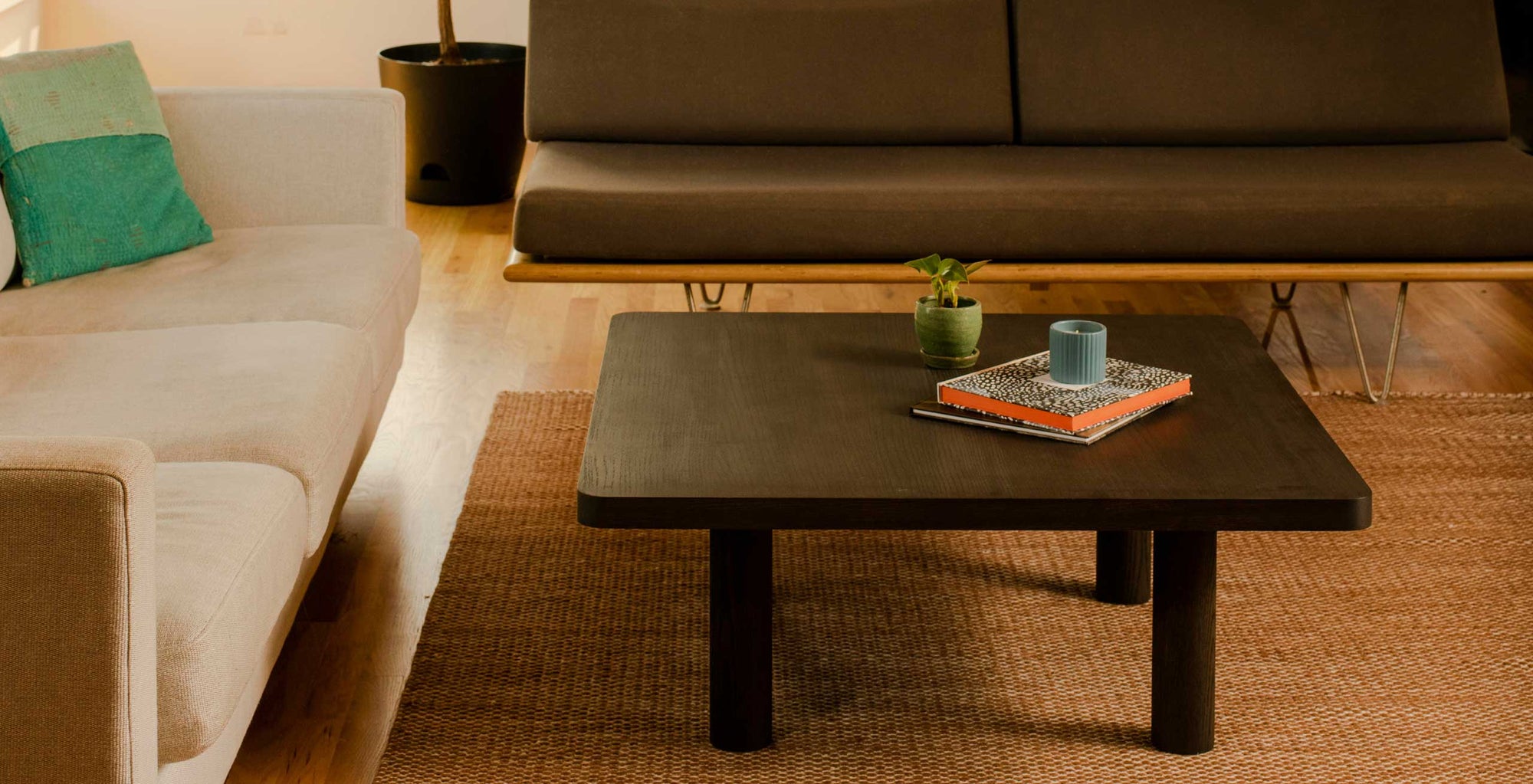Square coffee table