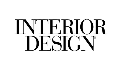 The text 'INTERIOR DESIGN' in black capital letters on a white background.